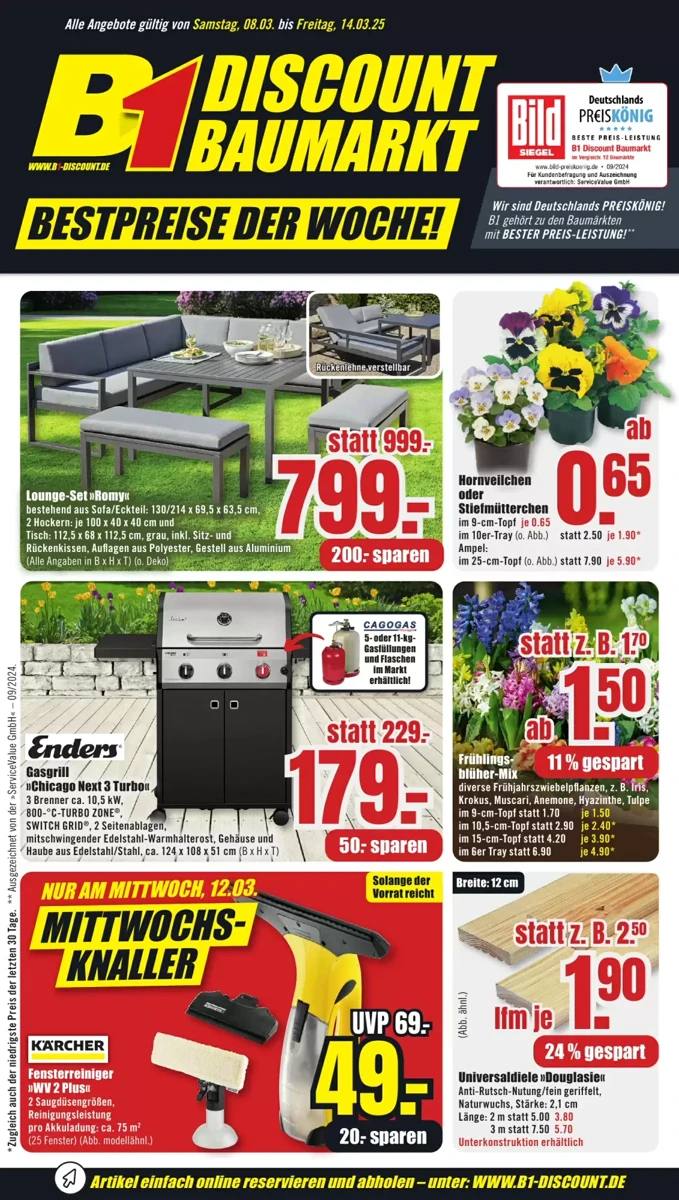Prospekt B1 Discount Baumarkt