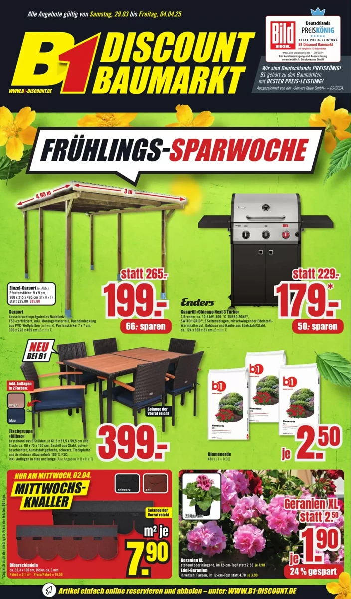Prospekt B1 Discount Baumarkt