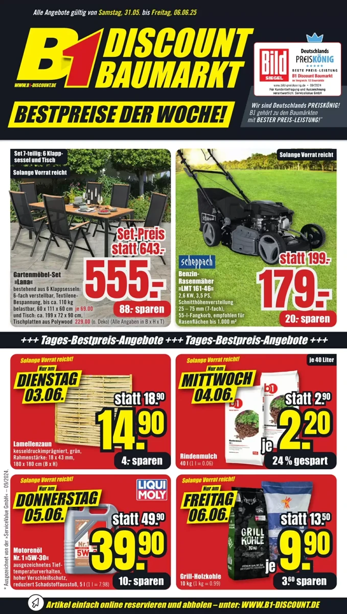 Prospekt B1 Discount Baumarkt