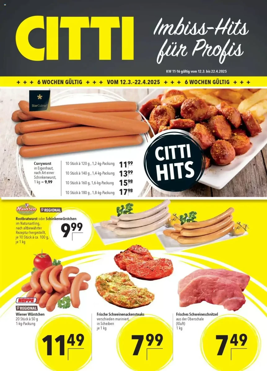 Prospekt Citti Markt