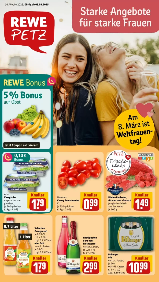 Prospekt Rewe Petz