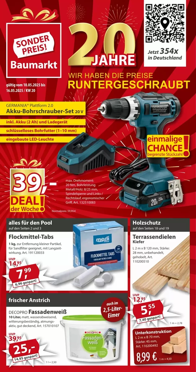 Prospekt Sonderpreis Baumarkt