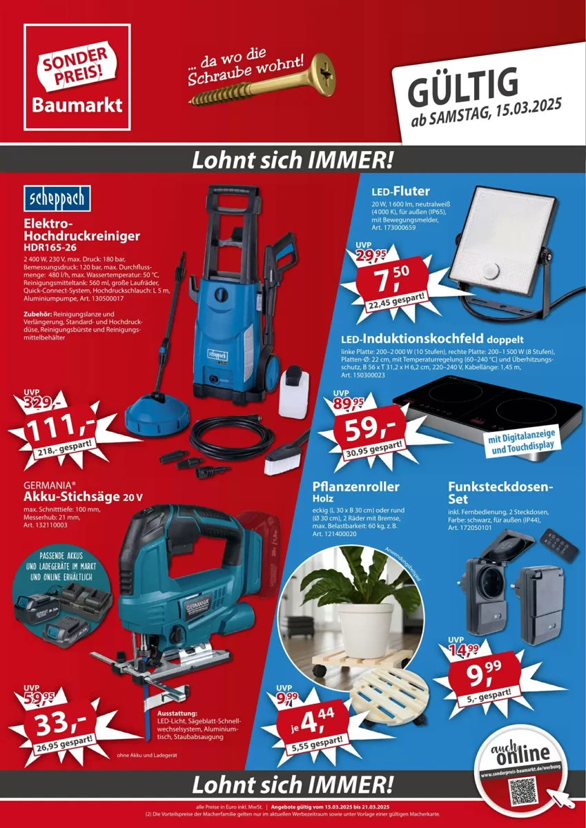 Prospekt Sonderpreis Baumarkt