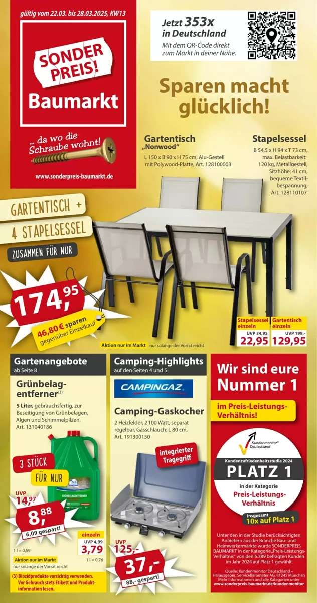 Prospekt Sonderpreis Baumarkt