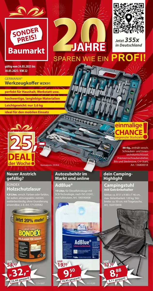 Prospekt Sonderpreis Baumarkt