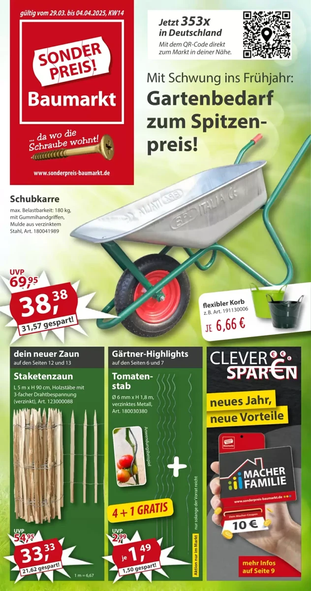 Prospekt Sonderpreis Baumarkt