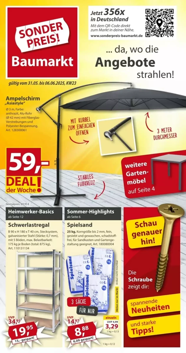 Prospekt Sonderpreis Baumarkt