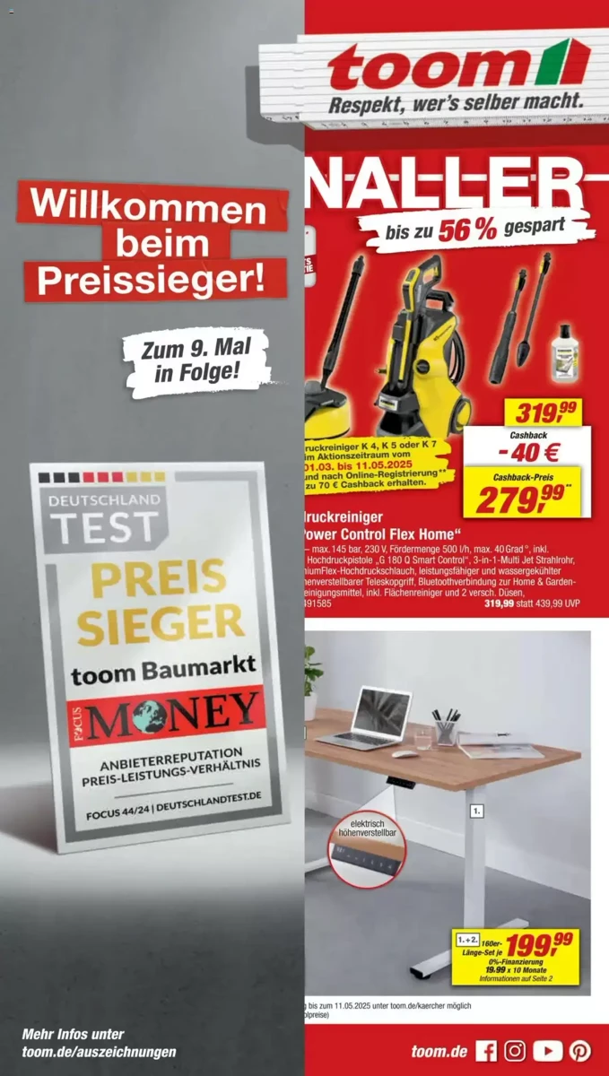 Prospekt Toom Baumarkt