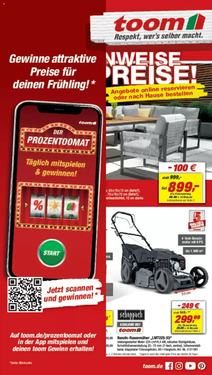 Prospekt Toom Baumarkt