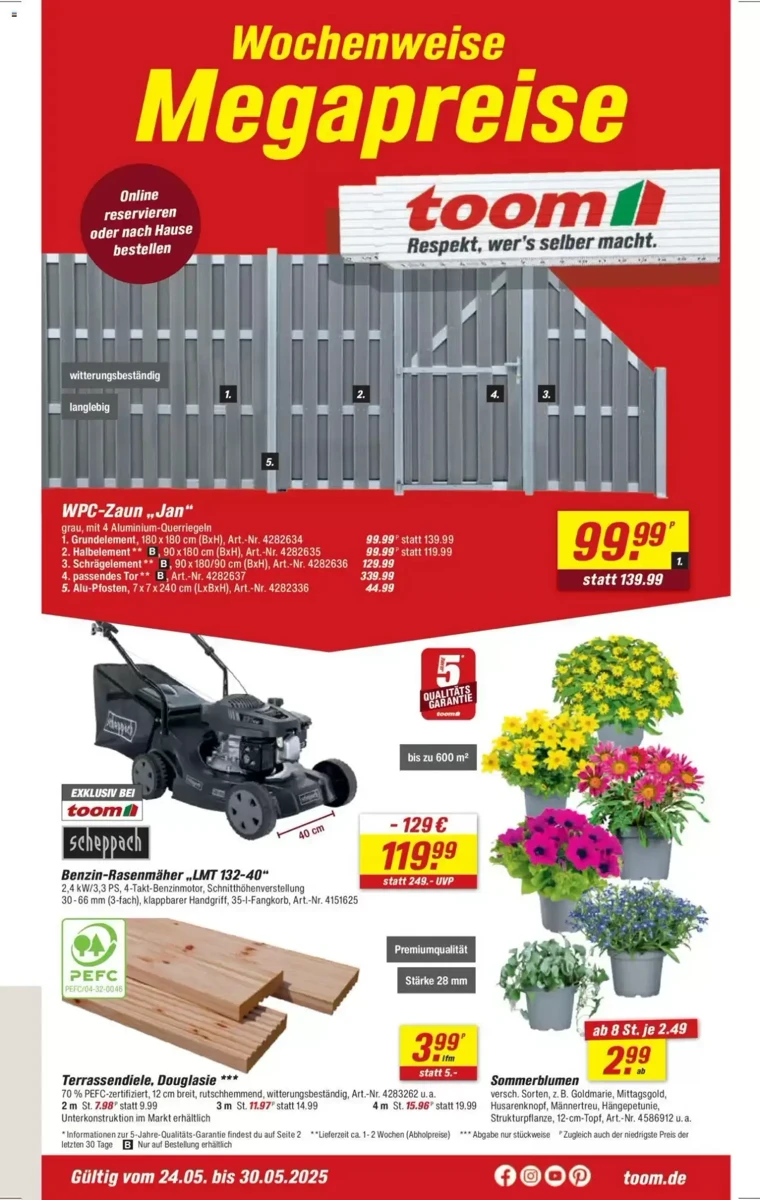 Prospekt Toom Baumarkt