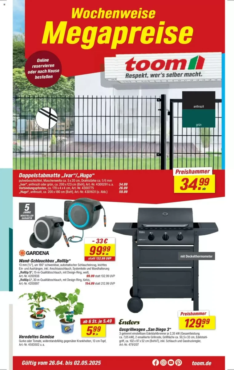 Prospekt Toom Baumarkt