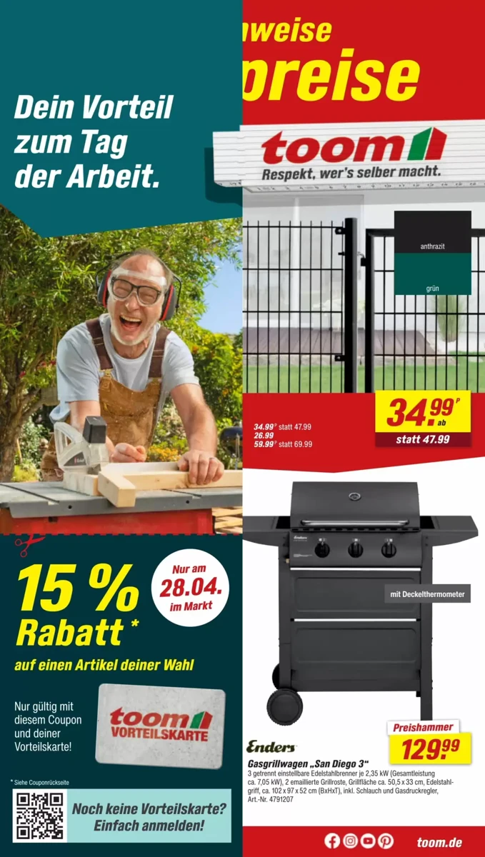 Prospekt Toom Baumarkt